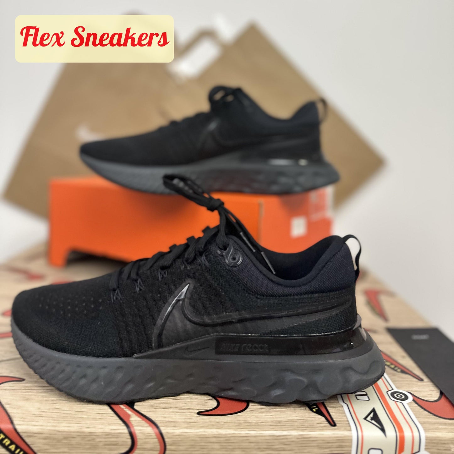 React Infinity Run FK 2 Black/Iron-Grey