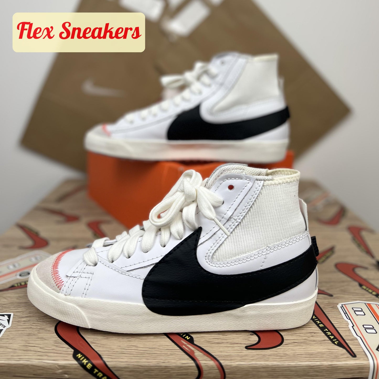 Blazer Mid '77 Jumbo White/Black