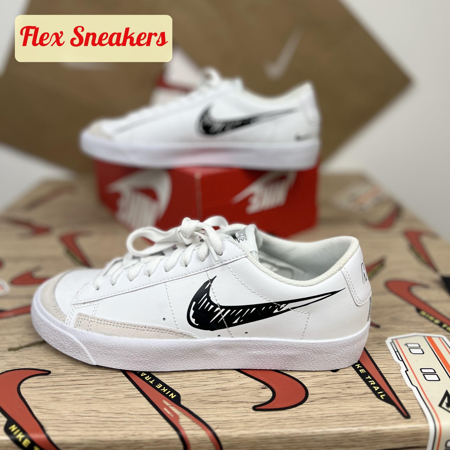 Blazer Low '77 GS White/Black