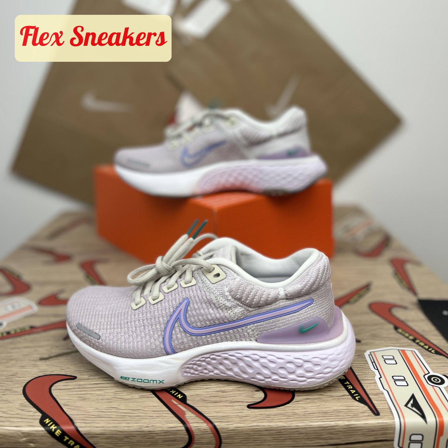 W ZoomX Invincible Run Flyknit 2 Doll-Neptune/Green