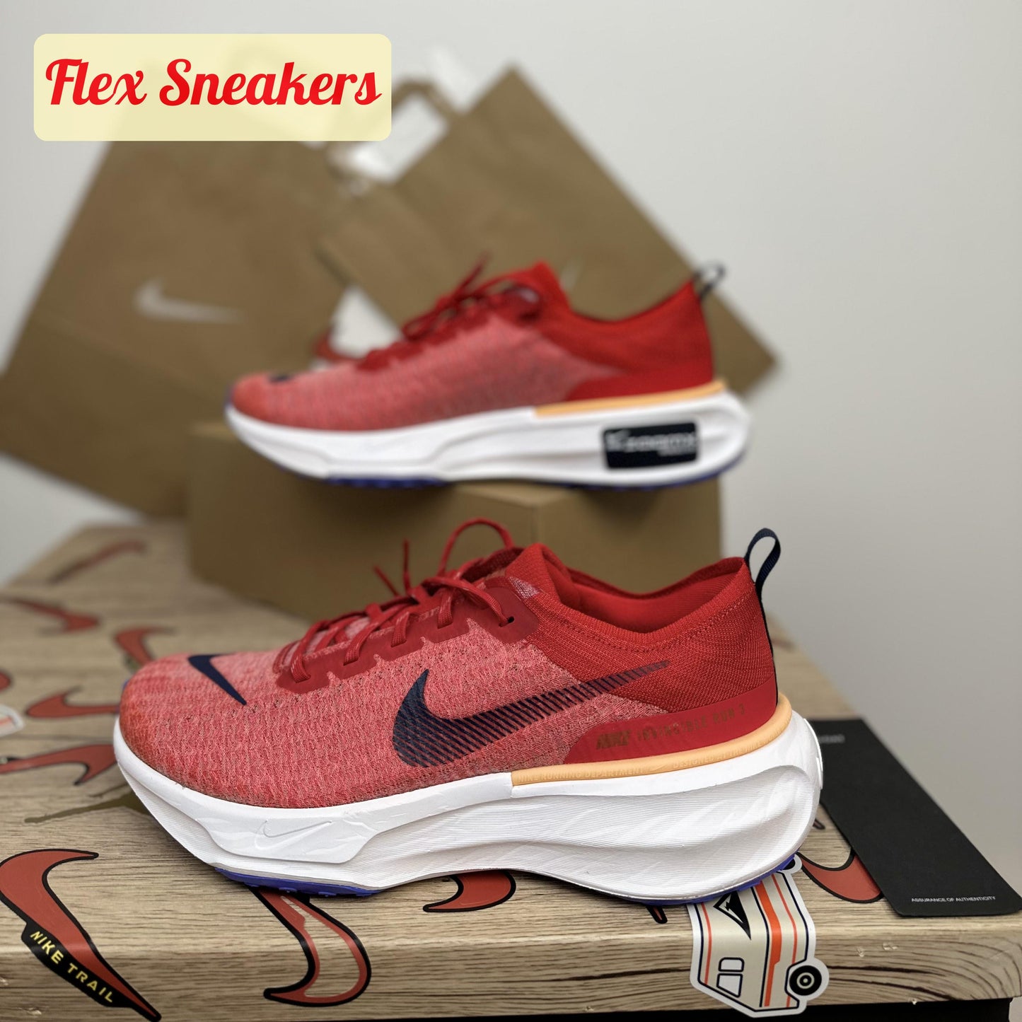 ZoomX Invincible Run FK 3 Red/Midnight