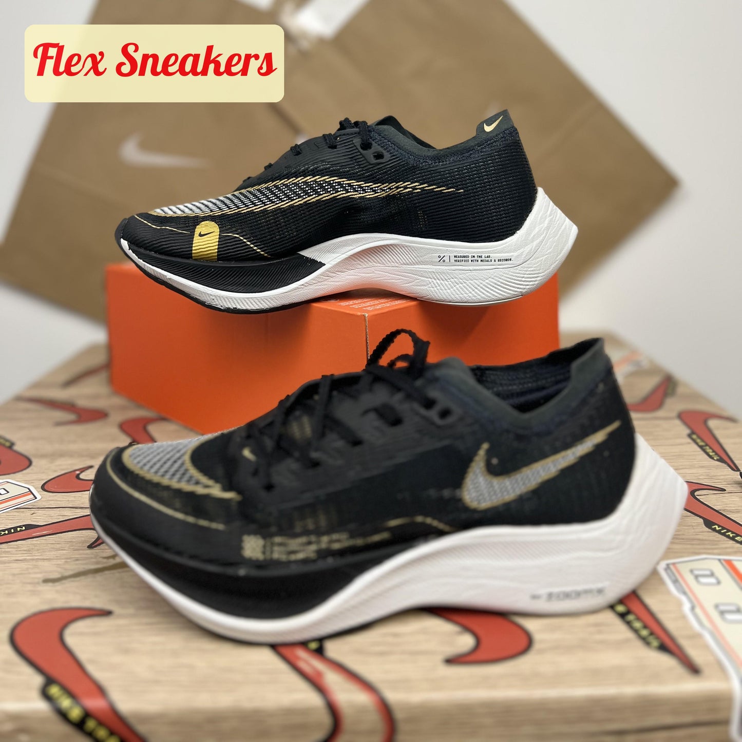 ZoomX Vaporfly Next% 2 Black/Metallic-Gold