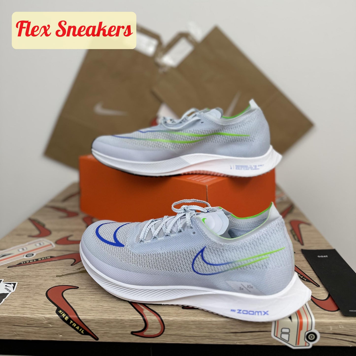 ZoomX Streakfly Grey/Green
