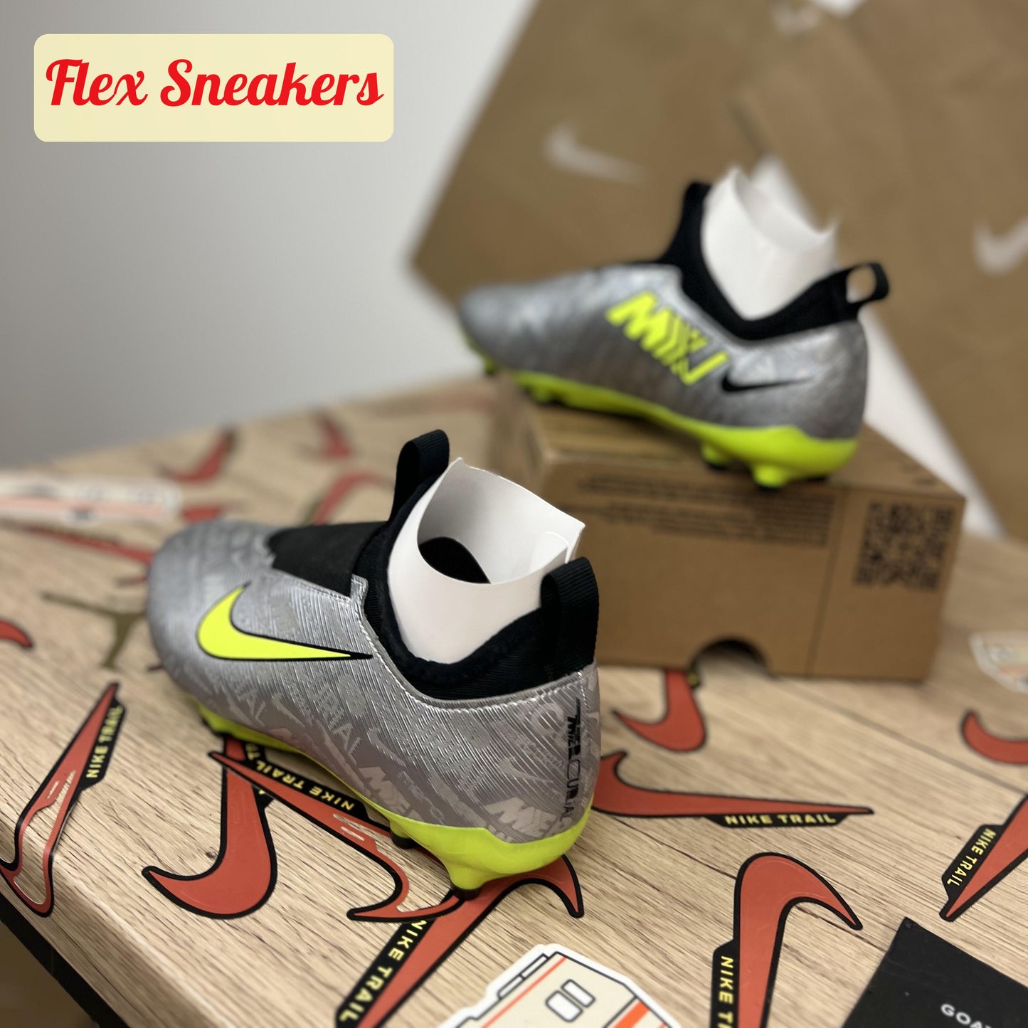 JR Zoom Vapor 15 Academy XXV FG/MG Silver