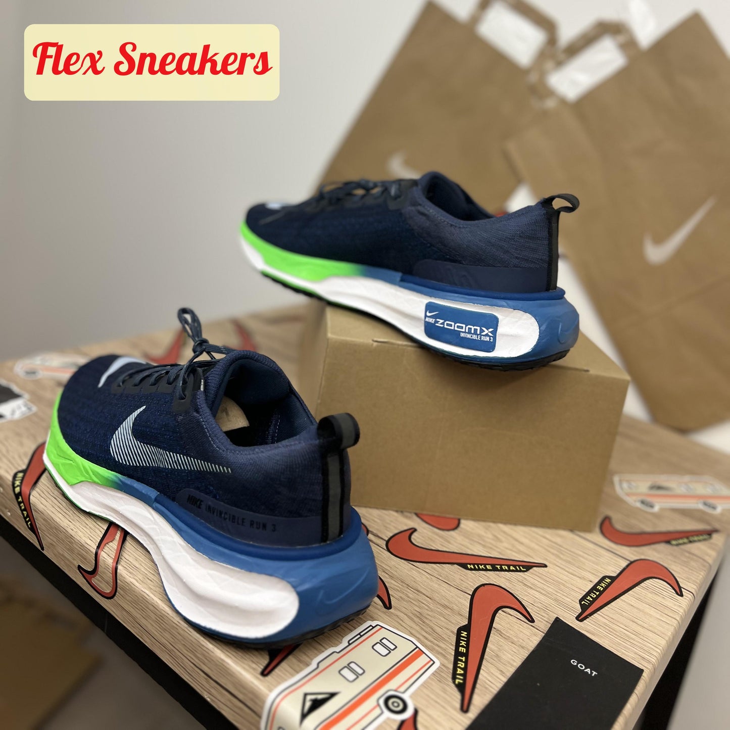 ZoomX Invincible Run FK 3 Thunder-Blue
