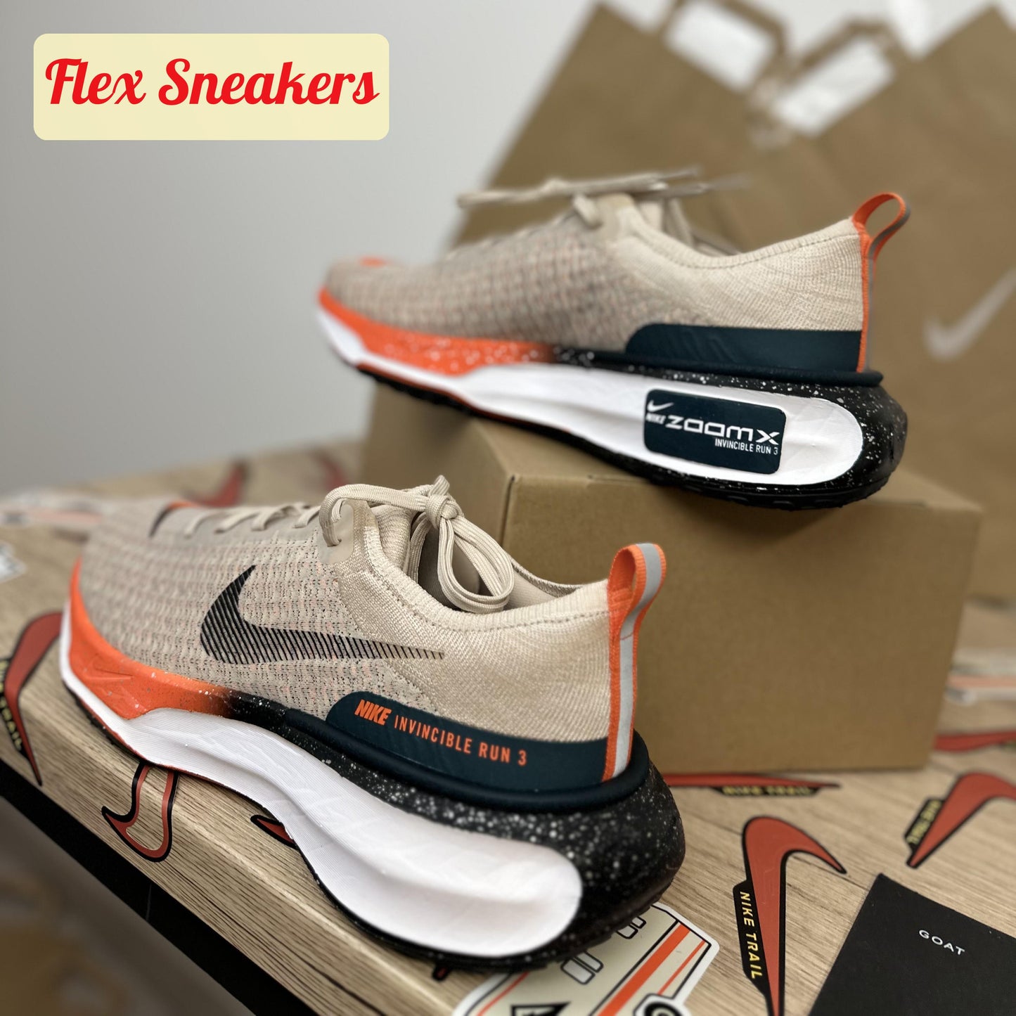 ZoomX Invincible Run FK3 Oatmeal