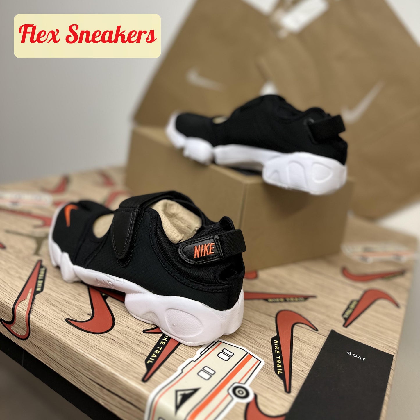 Air Rift BR Black/Orange