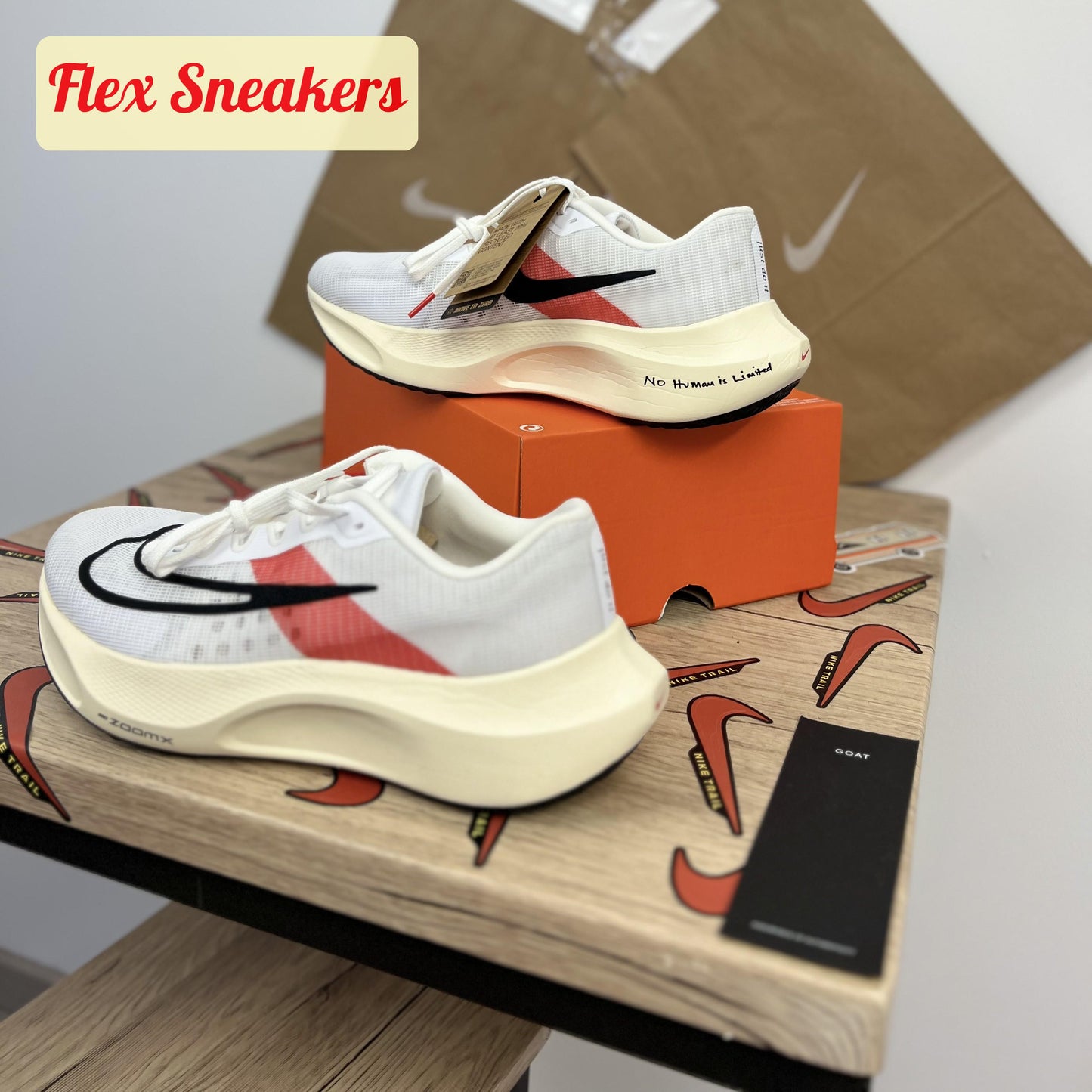 Zoom Fly 5 EK White/Chile-Red