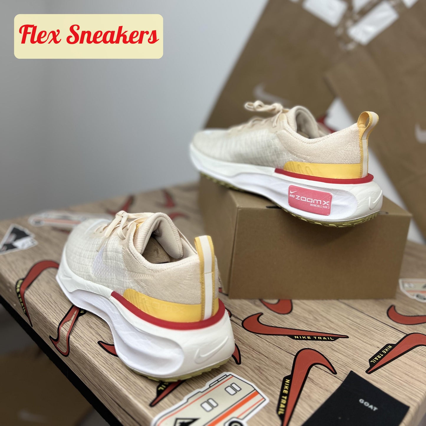 W ZoomX Invincible Run FK 3 Coconut-Milk