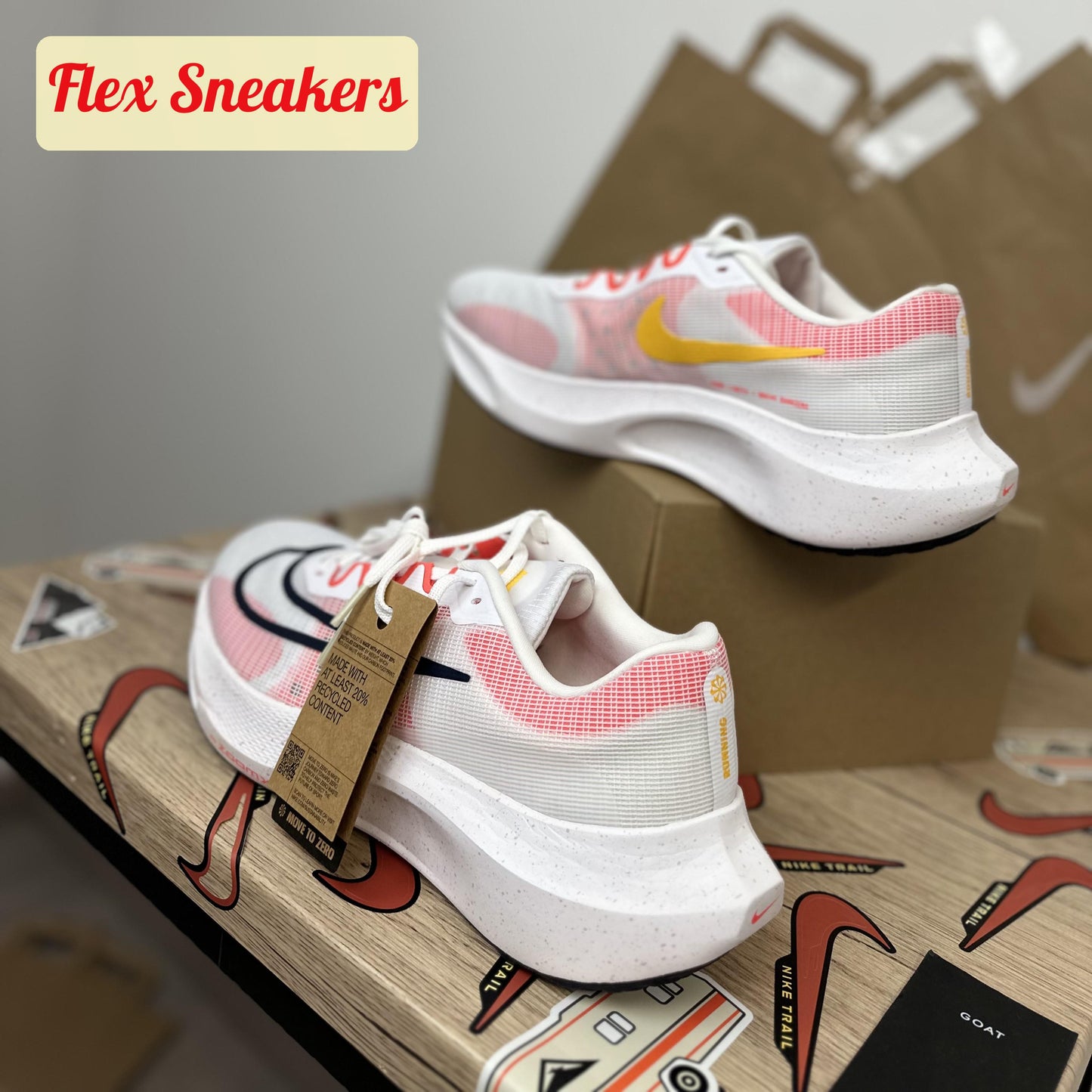 Zoom Fly 5 White/Bright-Crimson