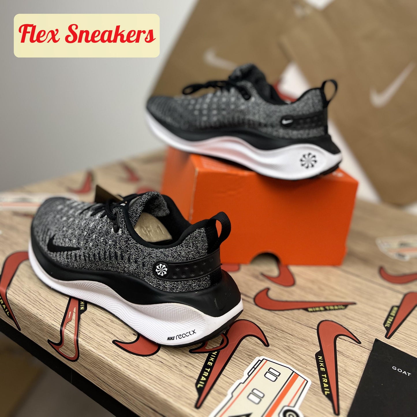 React Infinity Run 4 Black-White
