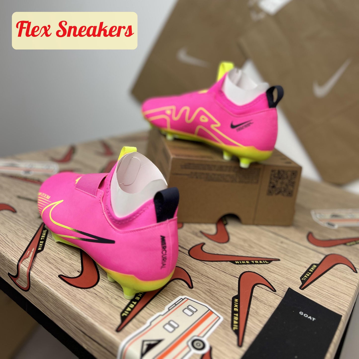 JR Zoom Vapor 15 Academy FG/MG Pink-Blast