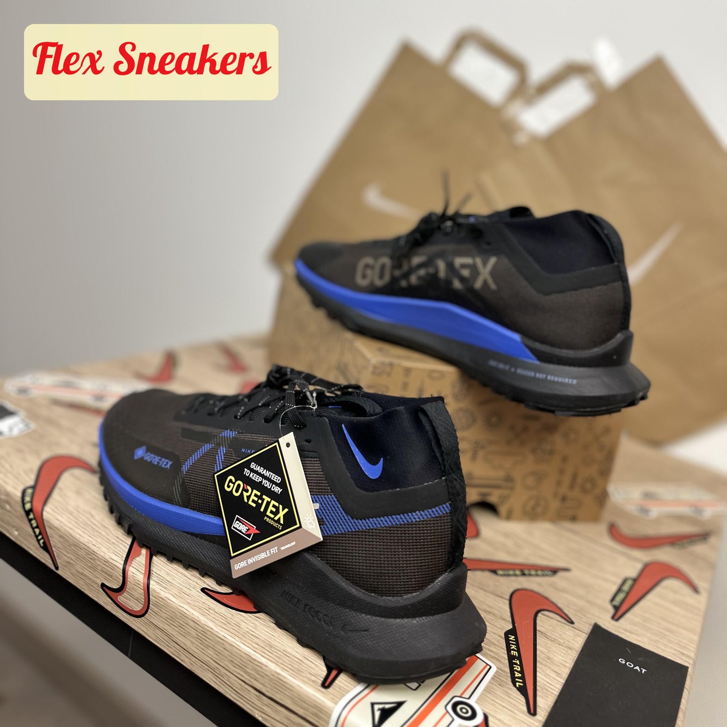 React Pegasus Trail 4 GTX Velvet-Brown/Blue
