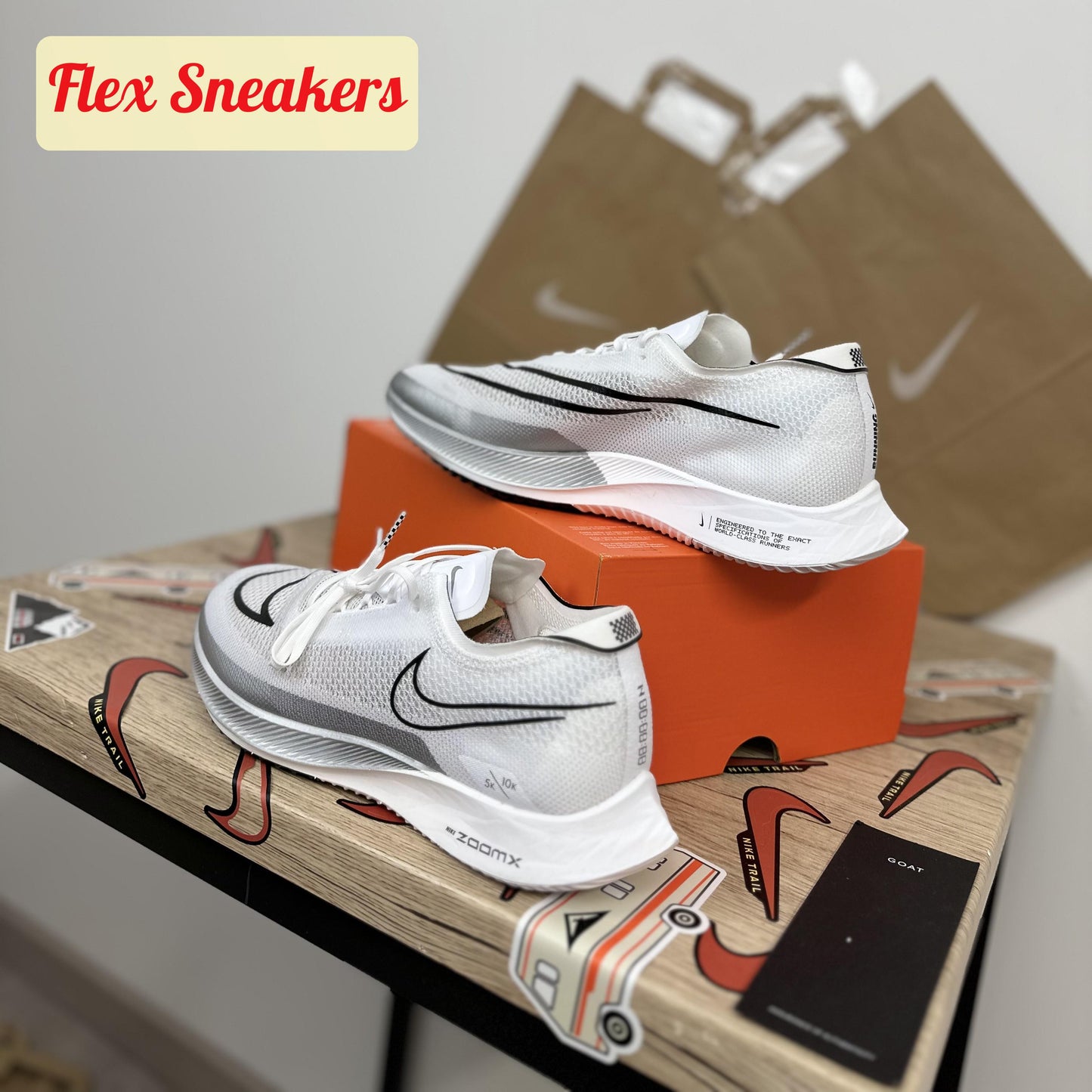ZoomX Streakfly White/Silver