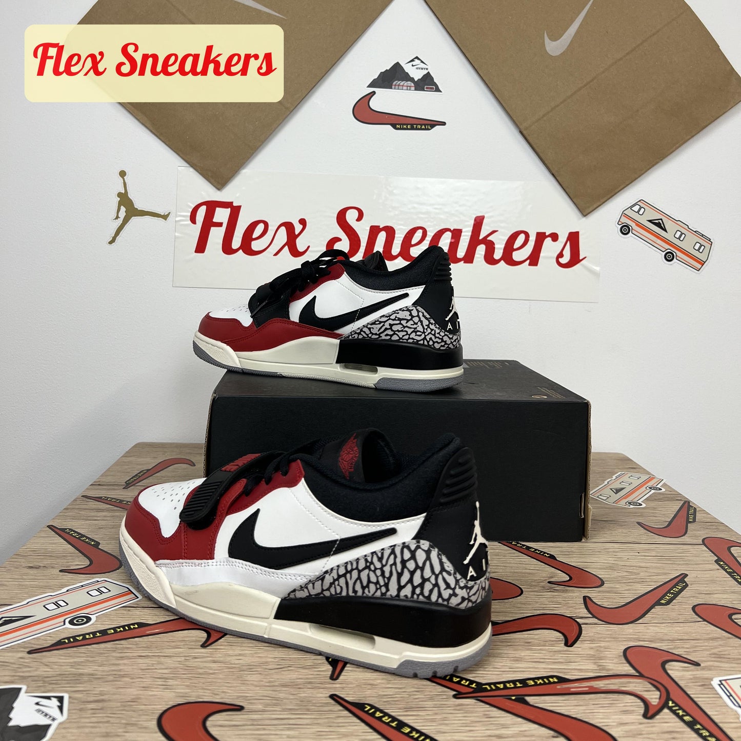 Air Jordan Legacy 312 Low Black/Red