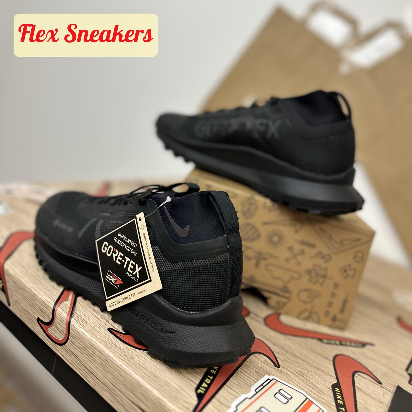 React Pegasus Trail 4 GTX Black