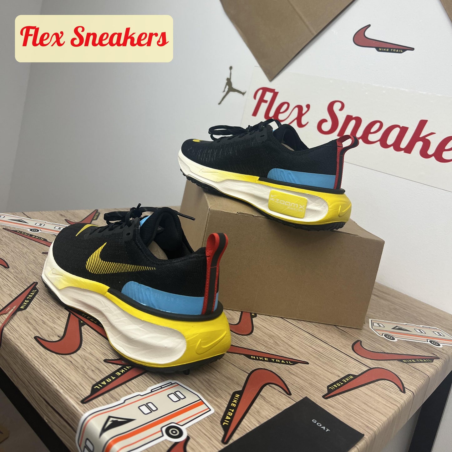 ZoomX Invincible Run FK 3 Black/Yellow