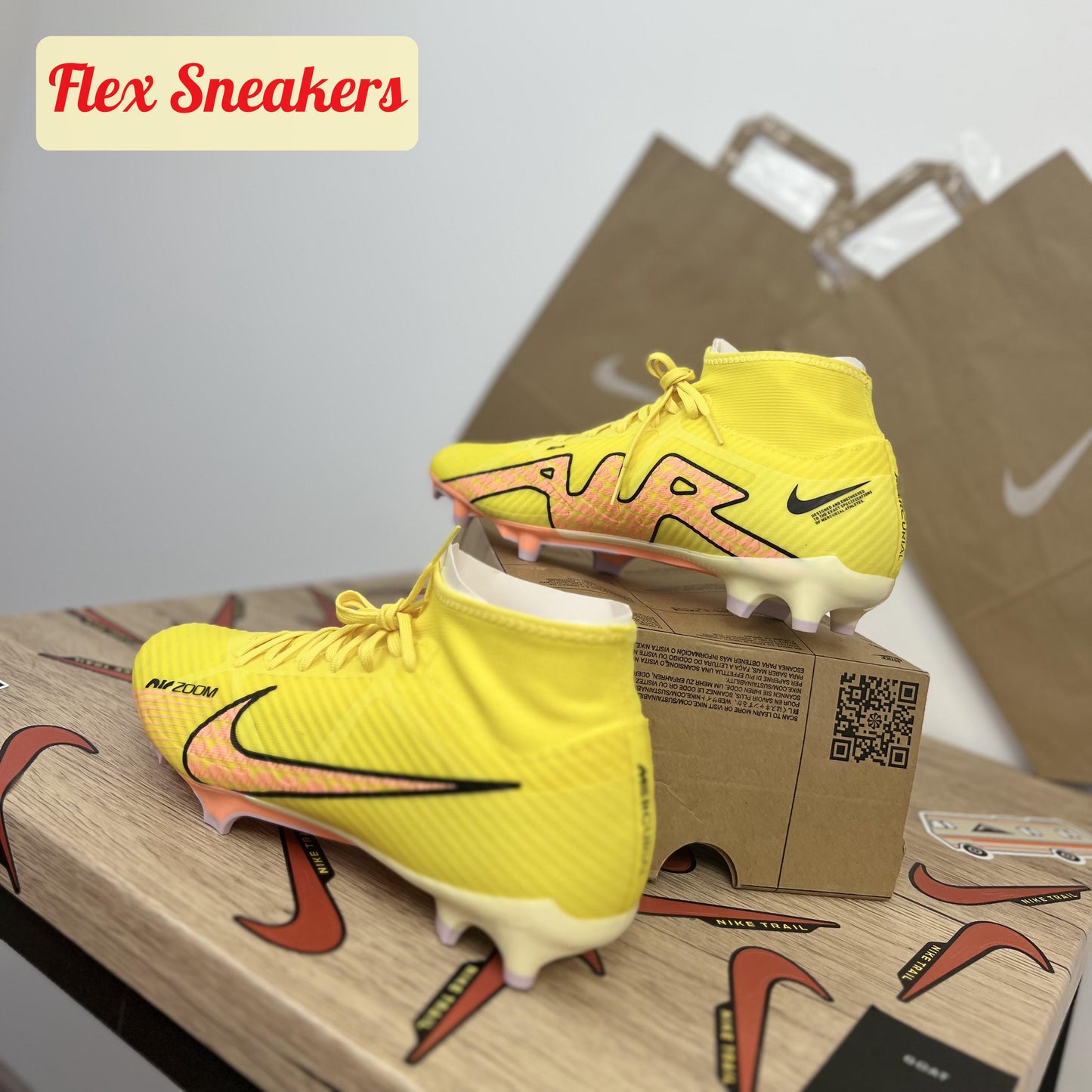 Zoom Superfly 9 Academy FG/MG Yellow-Strike