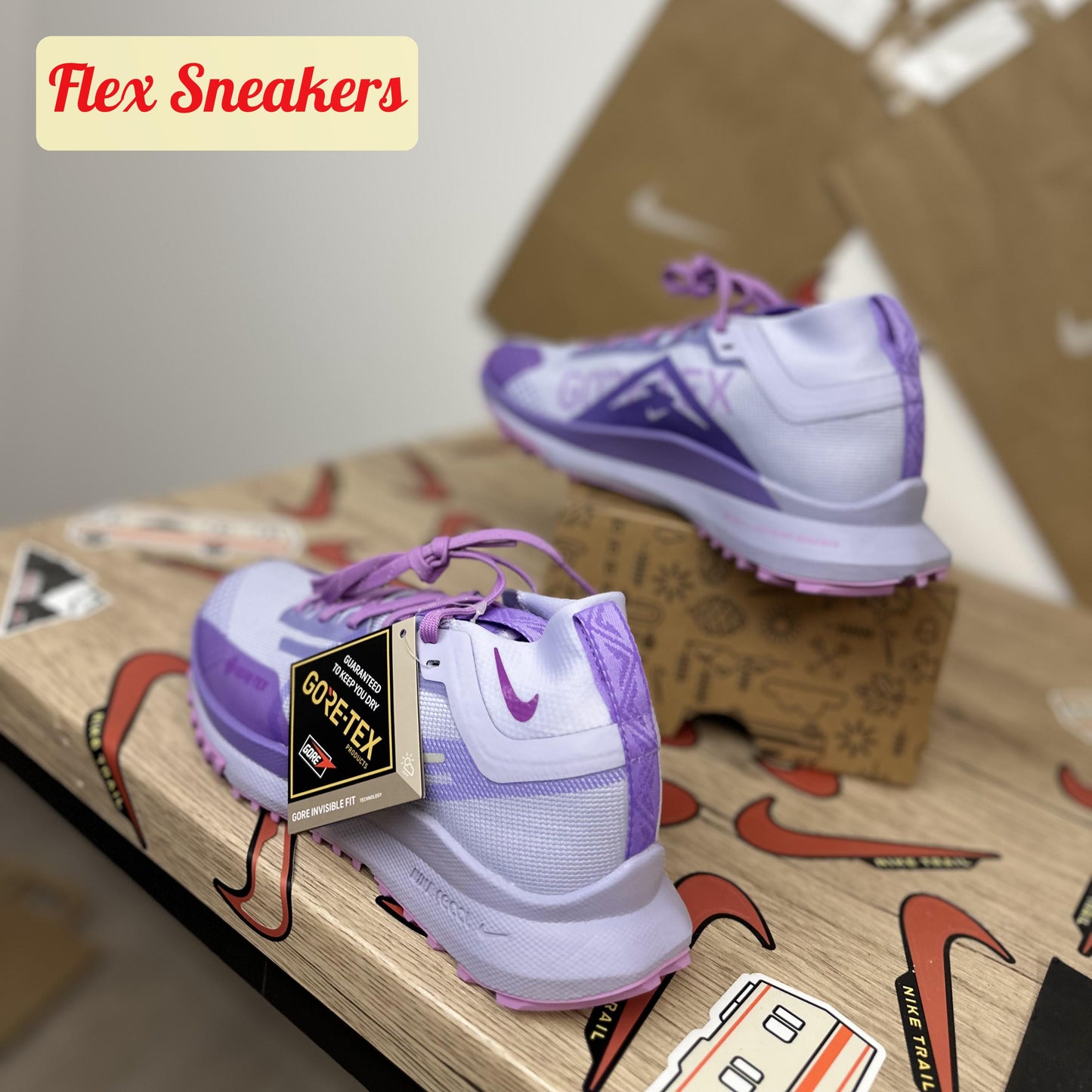 React Pegasus Trail 4 GTX Oxygen-Purple