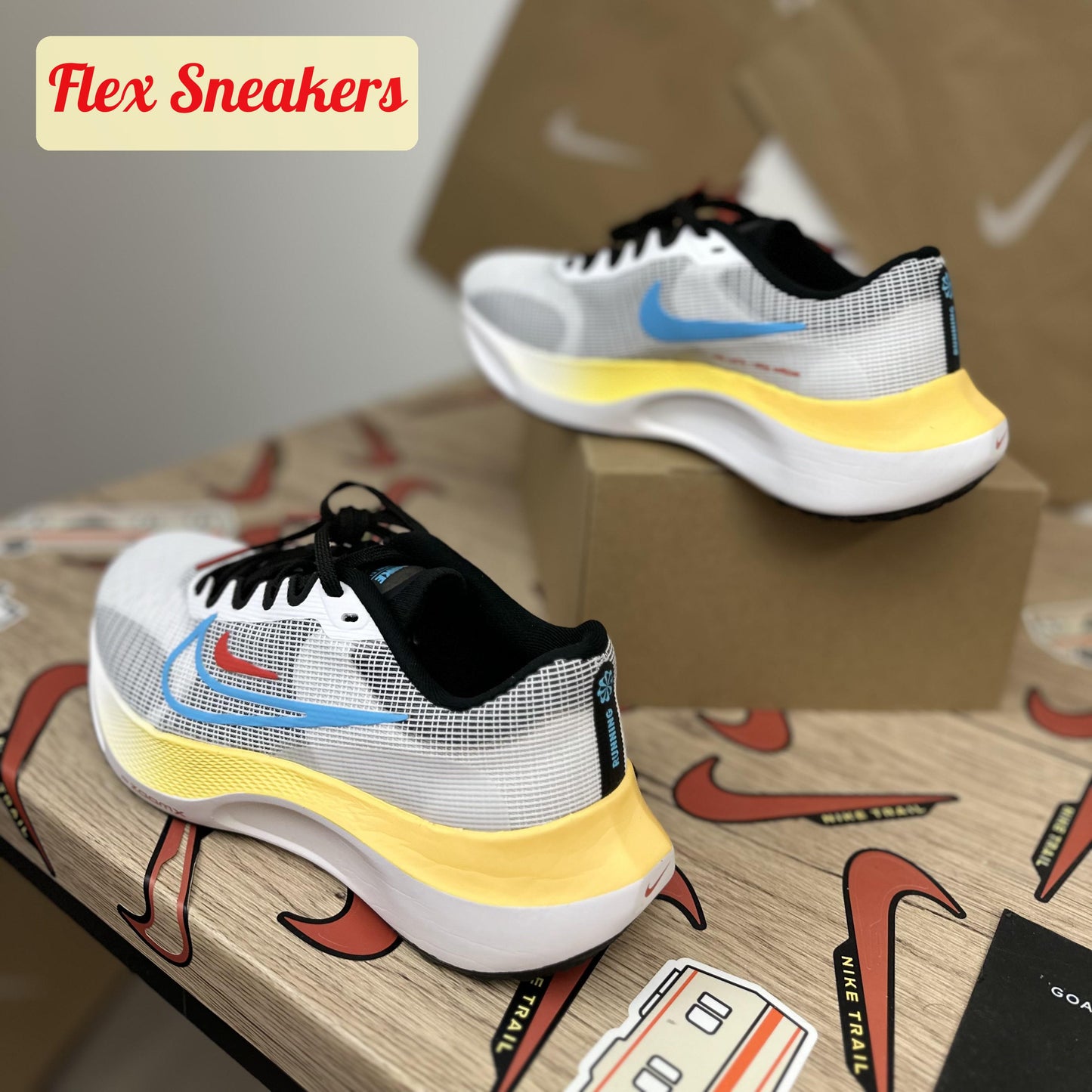 Zoom Fly 5 White/Baltic-Blue