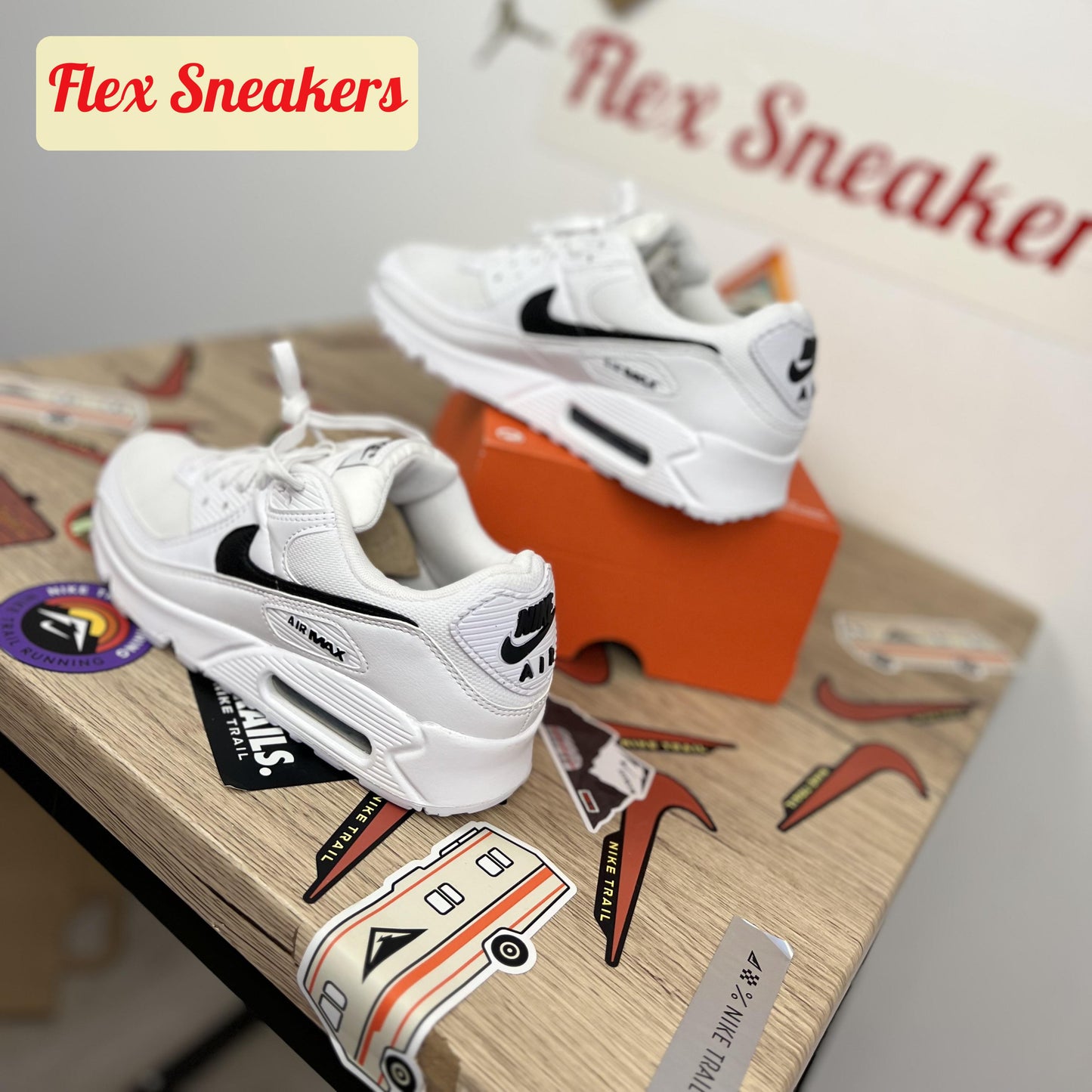 Air Max 90 White/Black