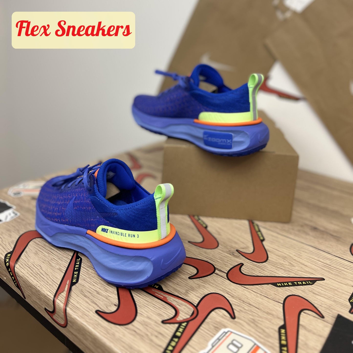 W ZoomX Invincible Run FK 3 Racer-Blue
