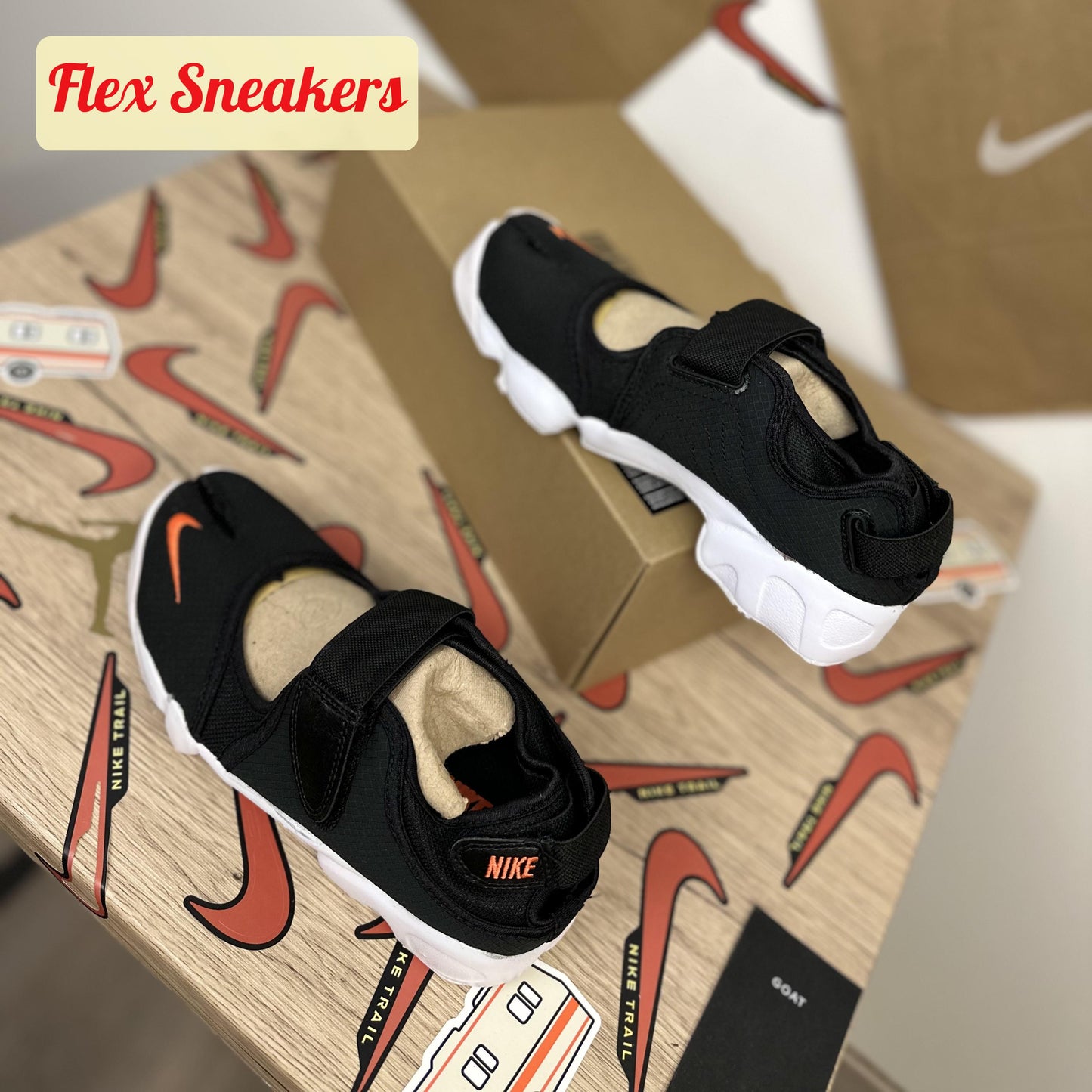 Air Rift BR Black/Orange