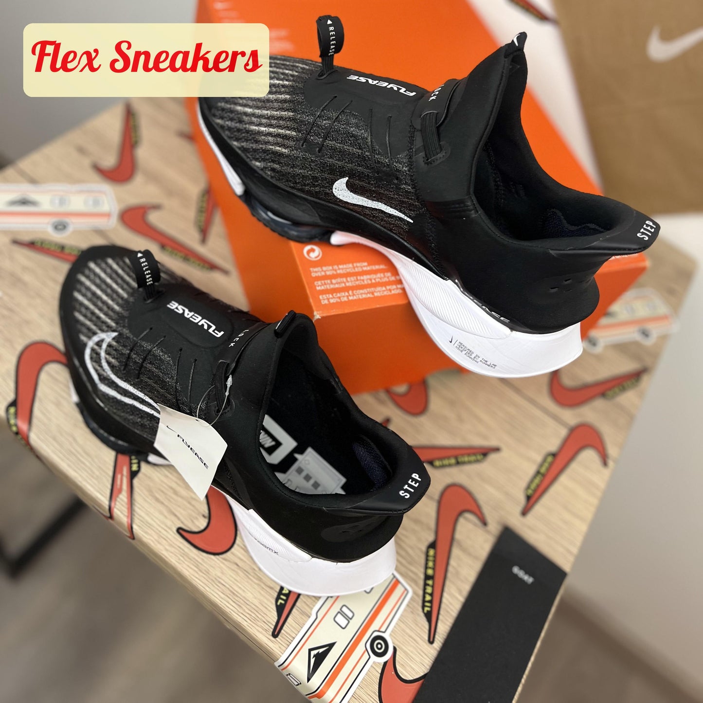 Air Zoom Tempo Next% FlyEase Black/White