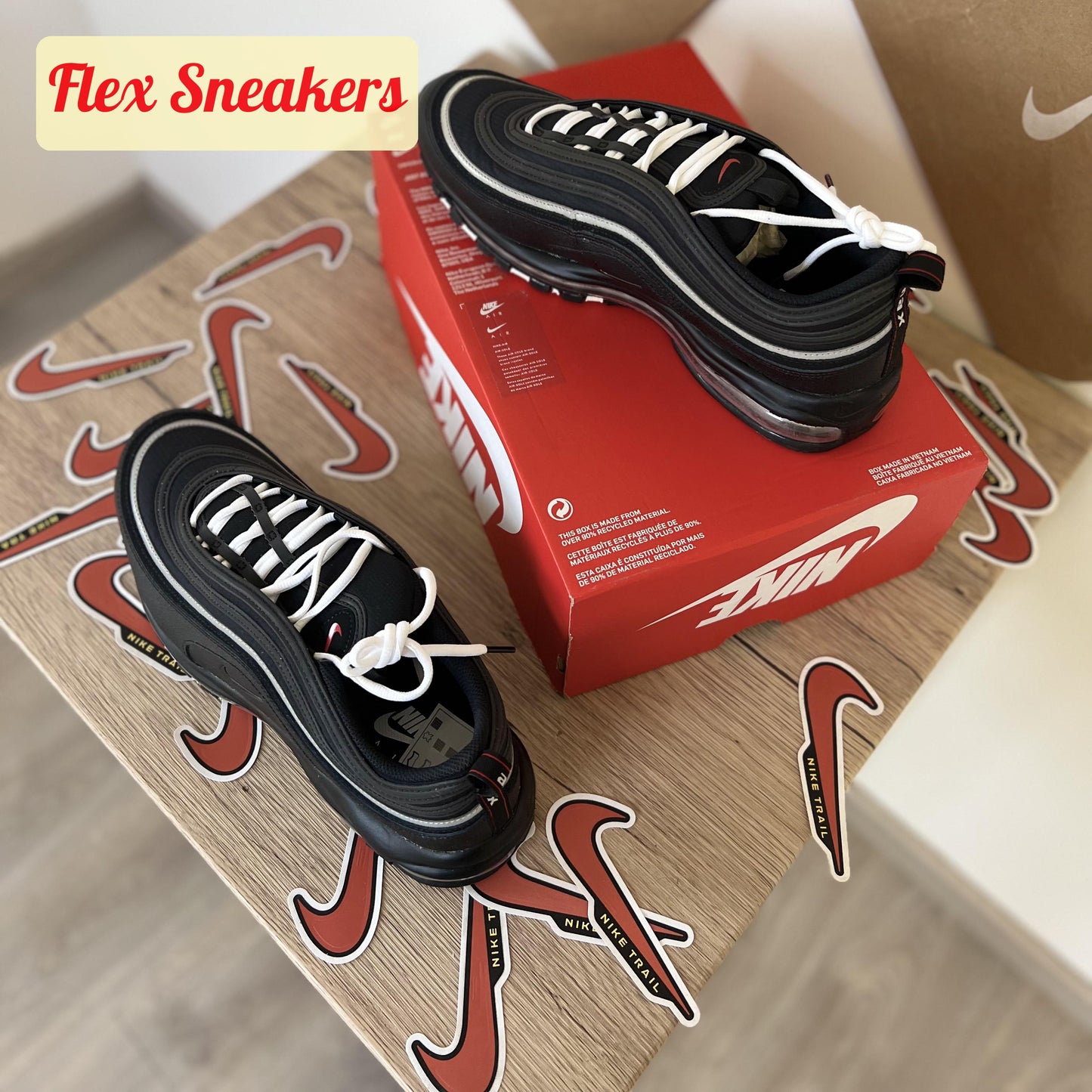 Air Max 97 Black/Sport-Red