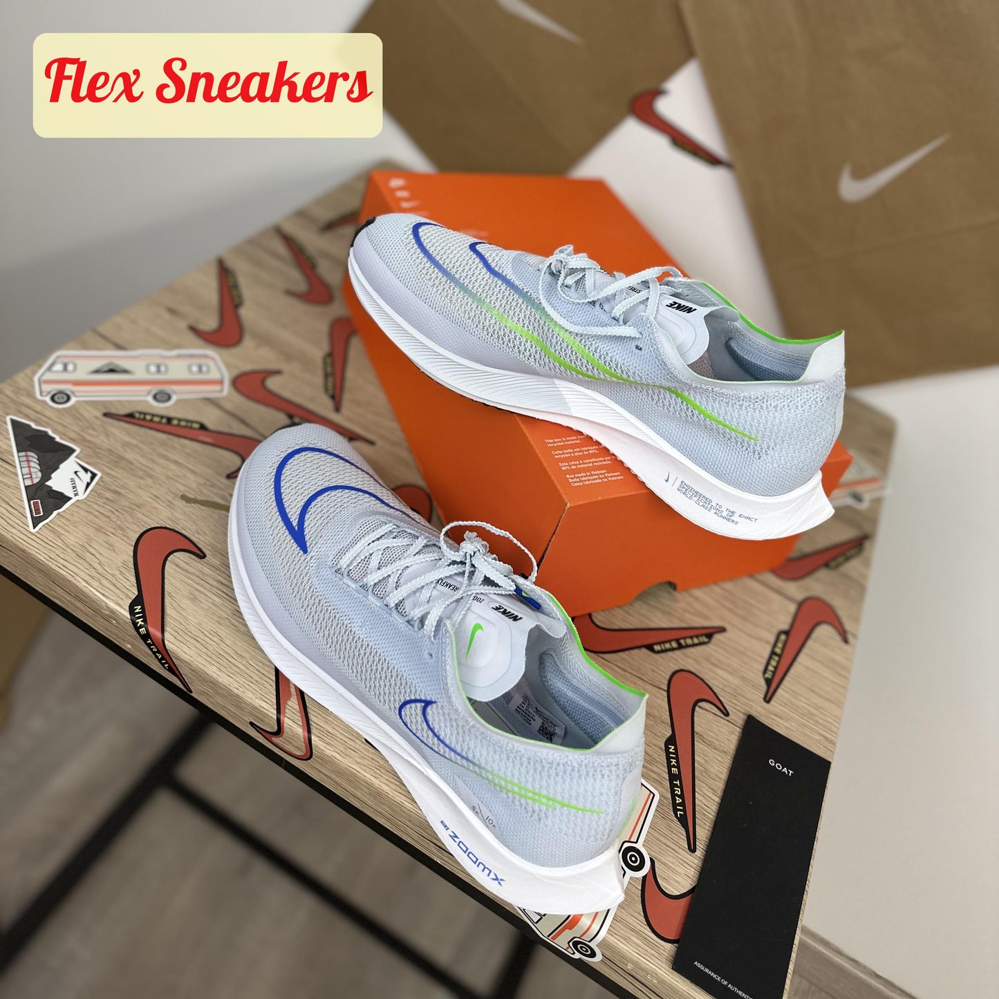 ZoomX Streakfly Grey/Green