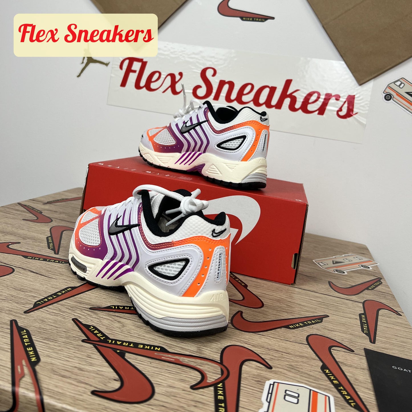 Air Pegasus 2005 White-Orange