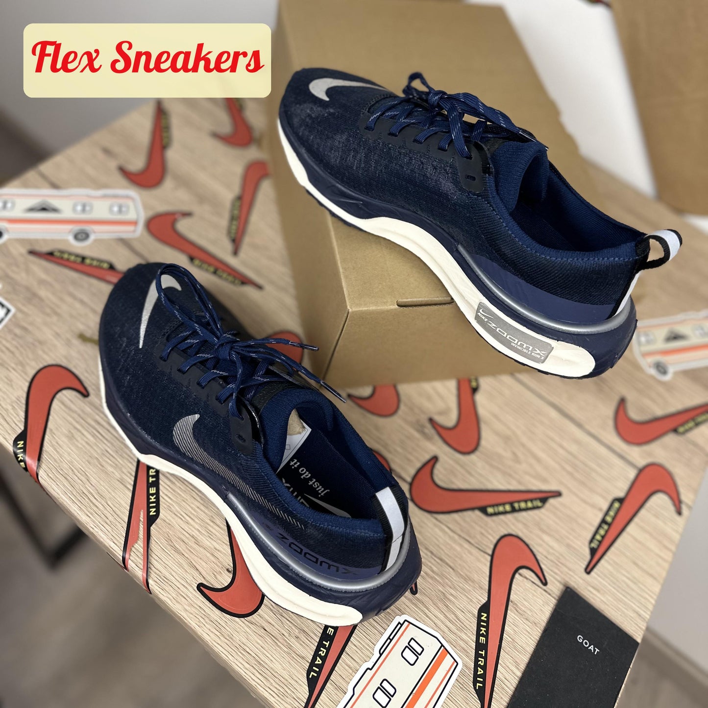 ZoomX Invincible Run FK 3 College-Navy