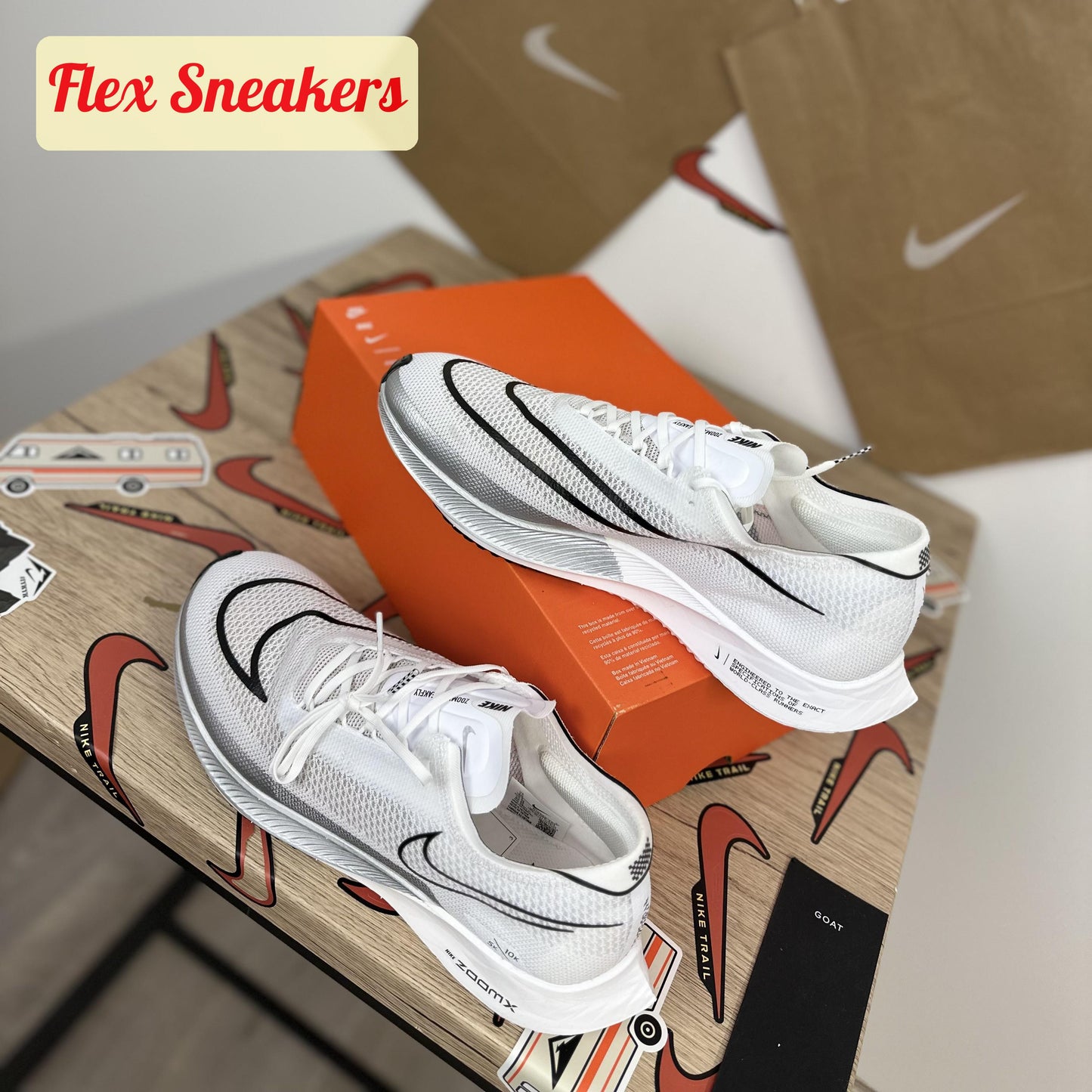 ZoomX Streakfly White/Silver