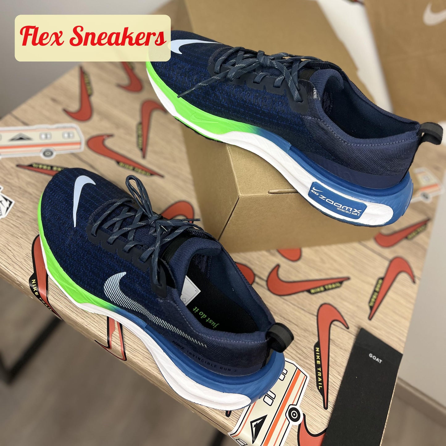 ZoomX Invincible Run FK 3 Thunder-Blue