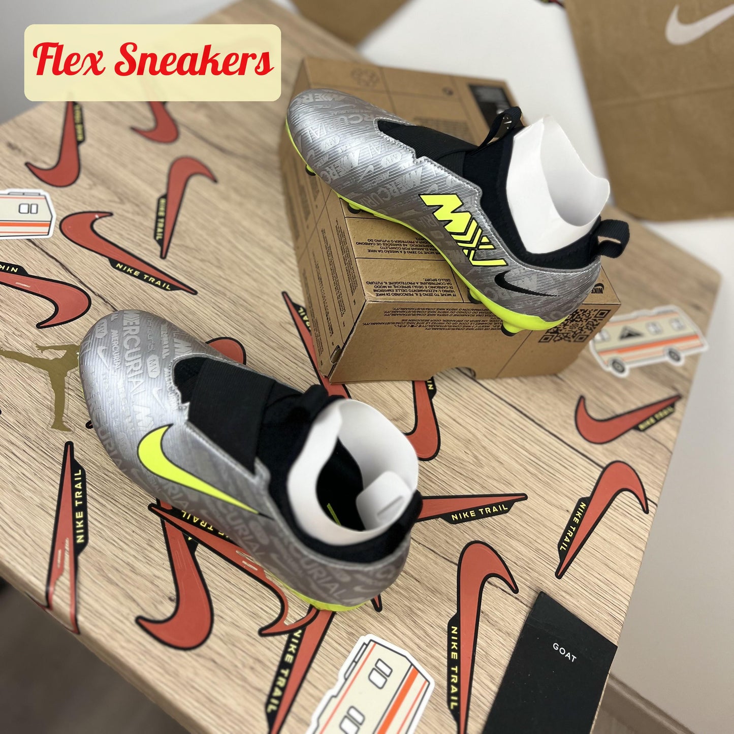 JR Zoom Vapor 15 Academy XXV FG/MG Silver