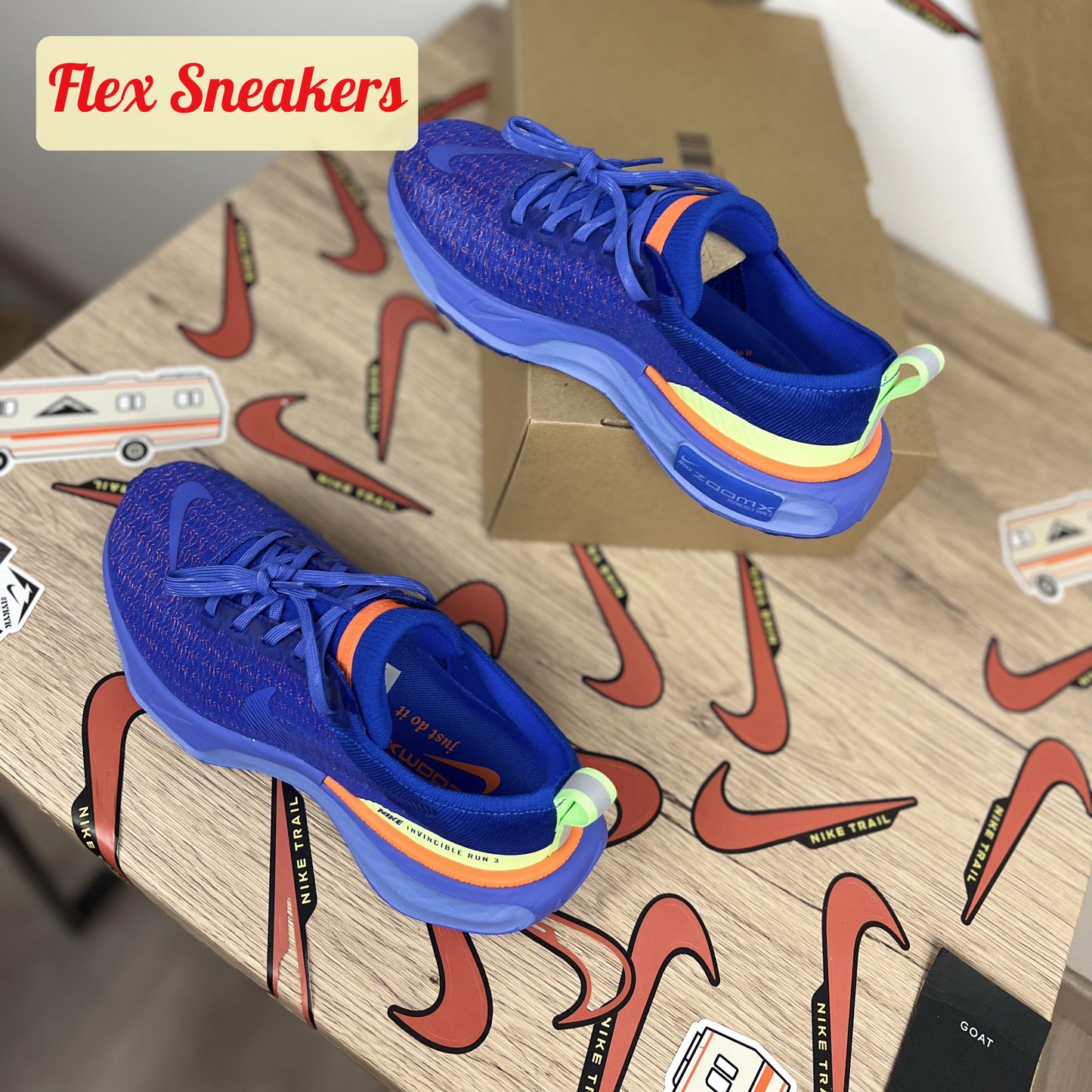 W ZoomX Invincible Run FK 3 Racer-Blue