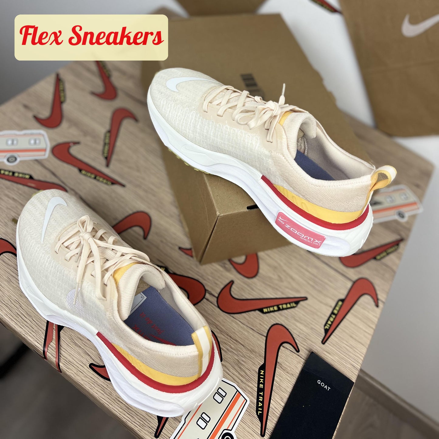 W ZoomX Invincible Run FK 3 Coconut-Milk