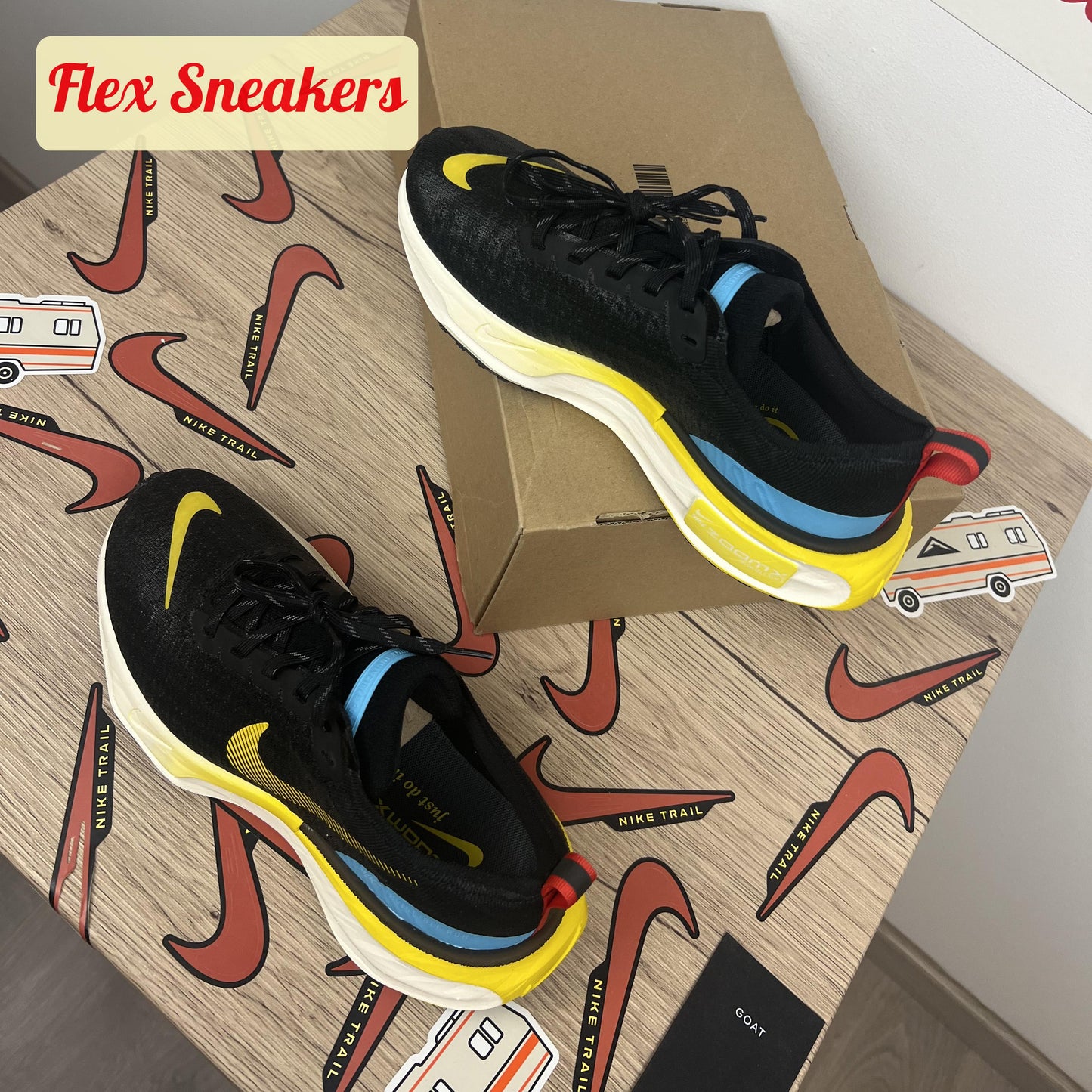 ZoomX Invincible Run FK 3 Black/Yellow
