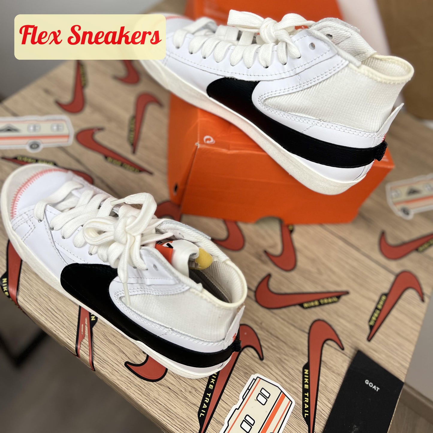 Blazer Mid '77 Jumbo White/Black