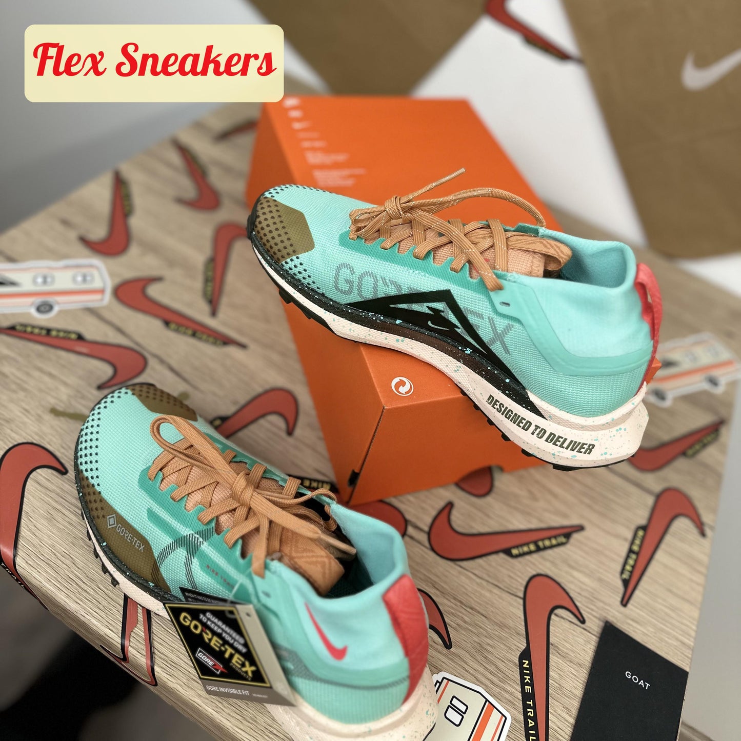 React Pegasus Trail 4 GTX Emerald