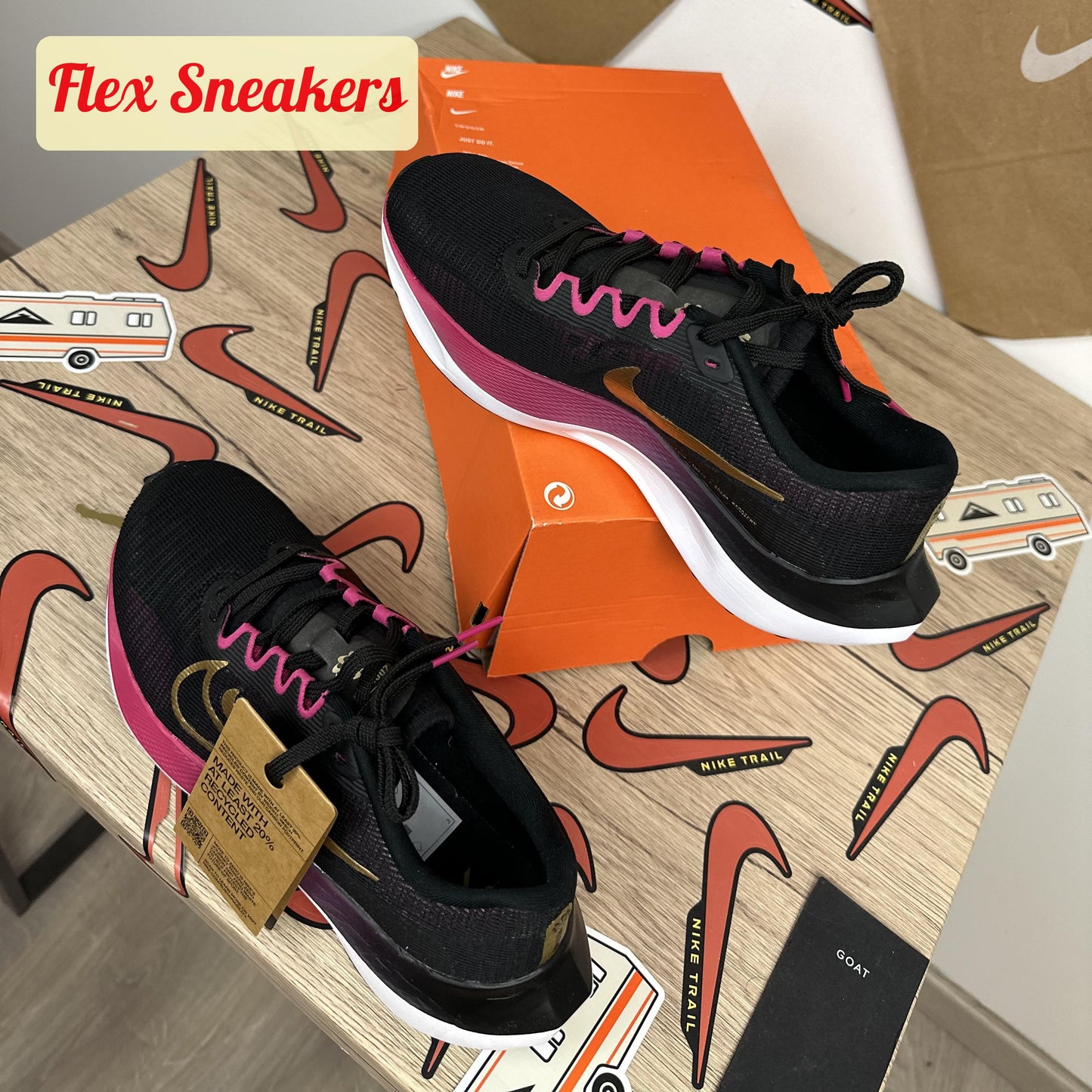 Zoom Fly 5 Black/Metallic-Gold