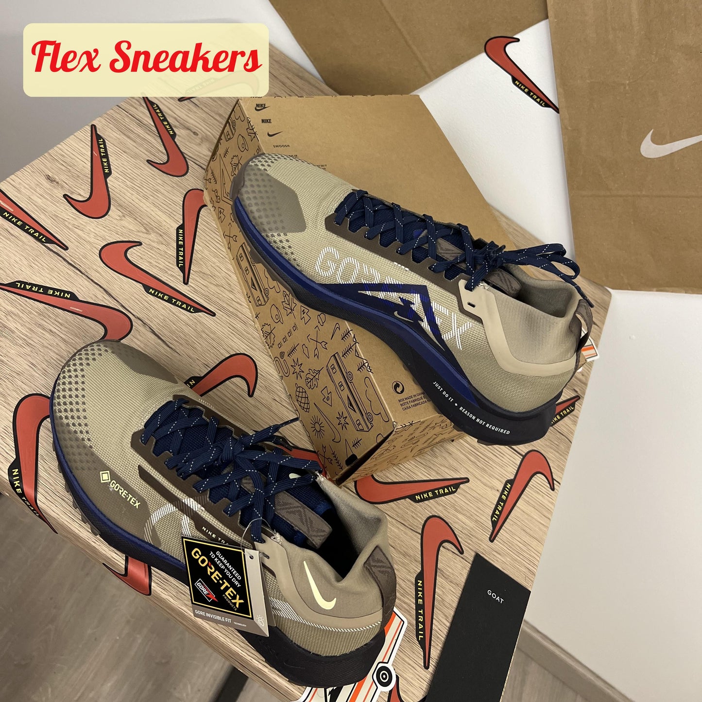React Peg Trail 4 GTX SU Khaki