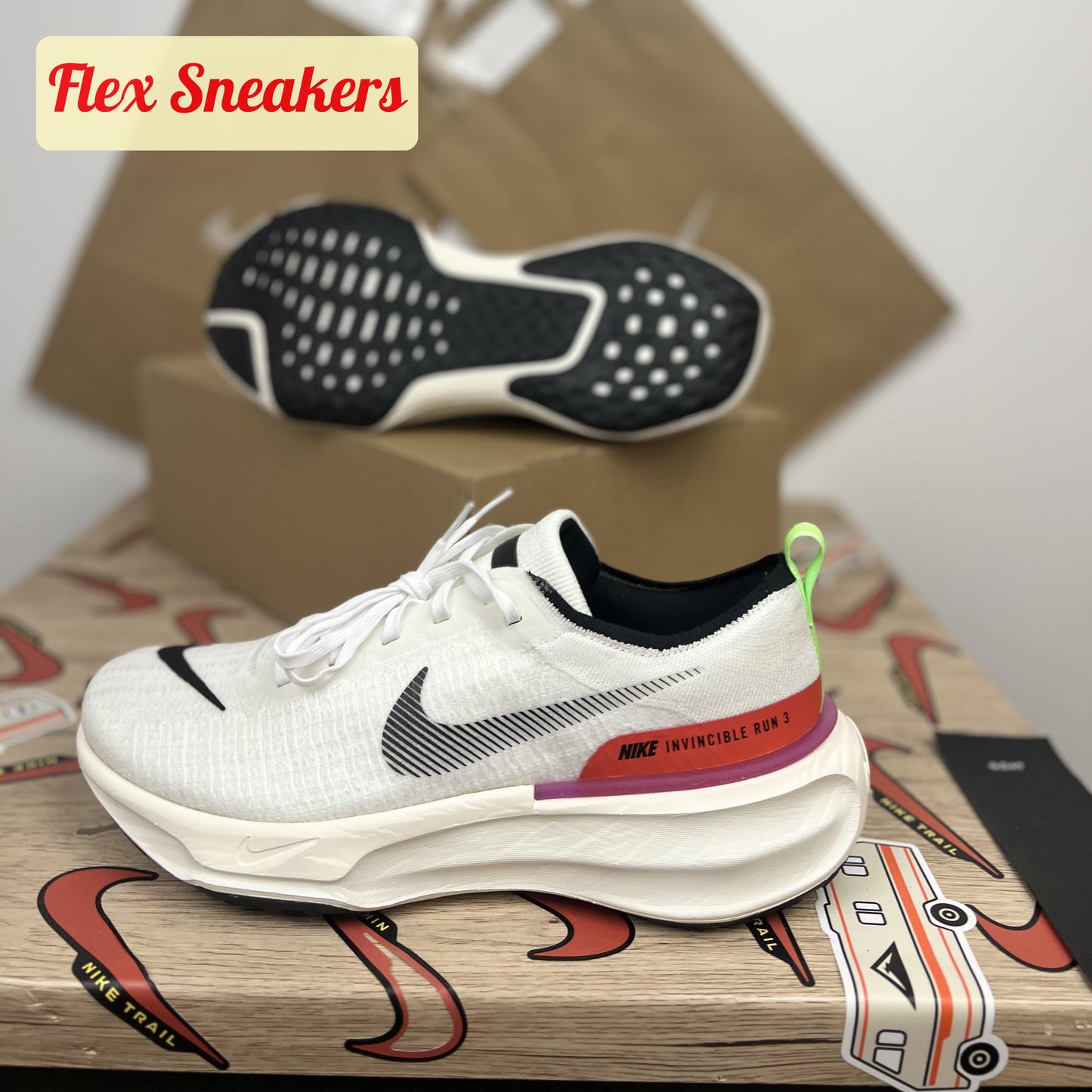 Invincible Run FK 3 SE White/Lime-Blast