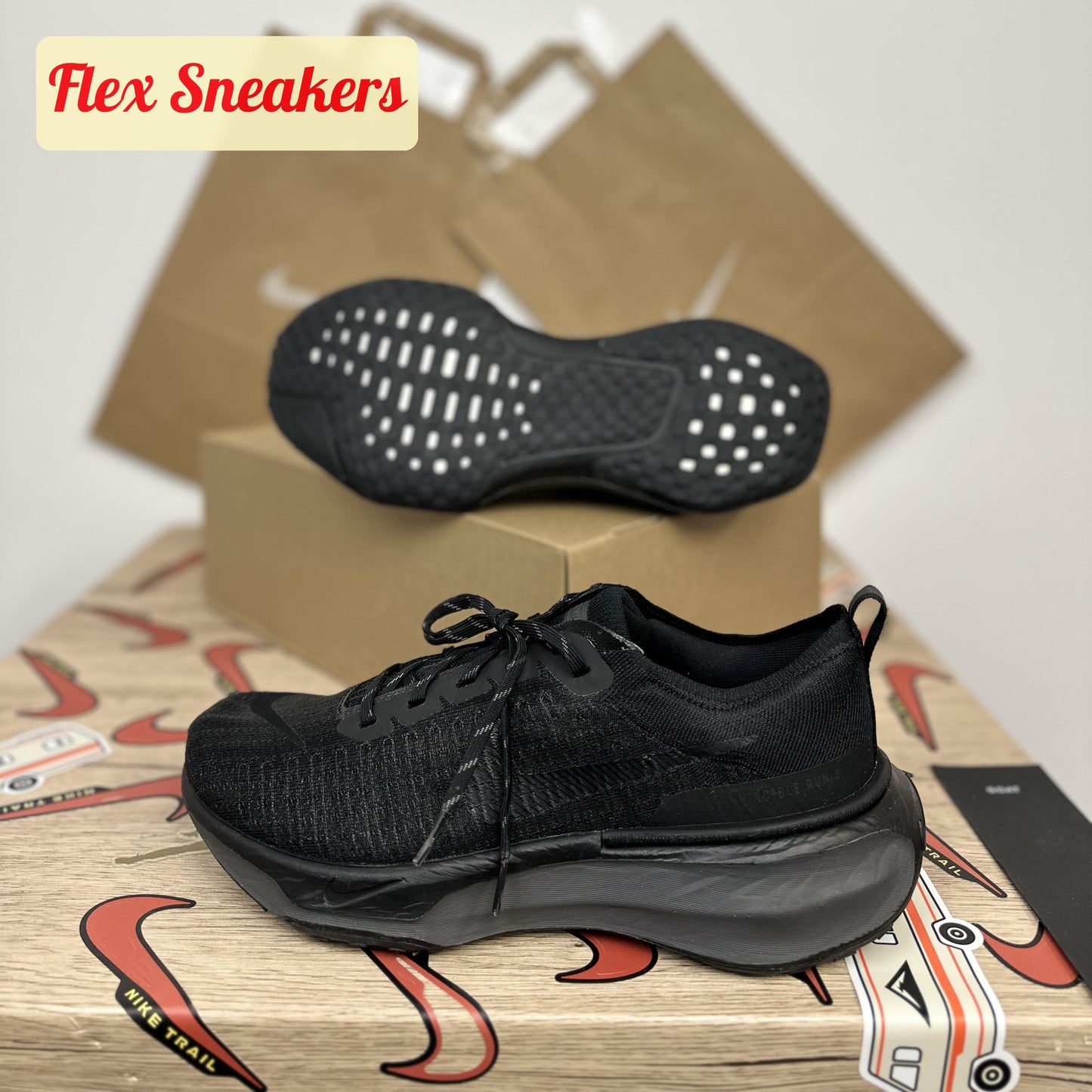 ZoomX Invincible Run FK 3 Black
