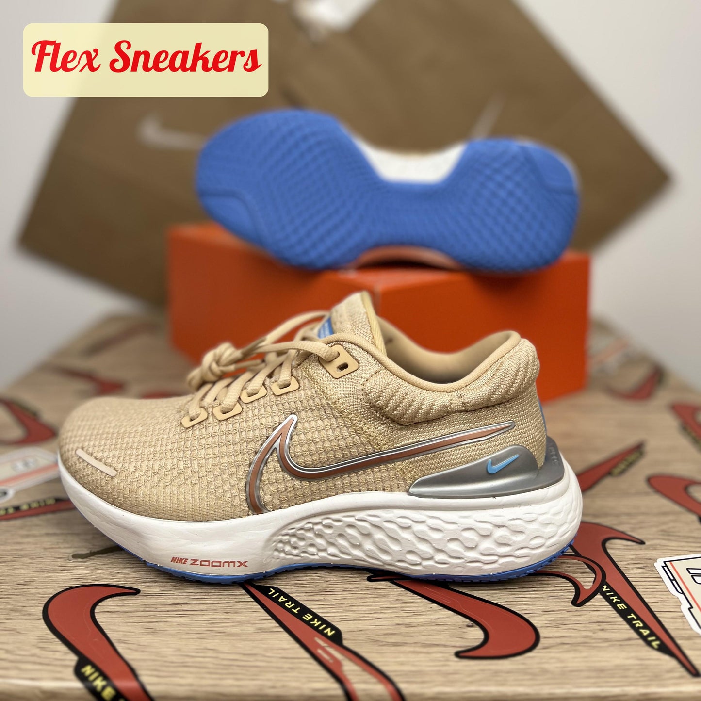 W ZoomX Invincible Run FK 2 Yellow/Brown