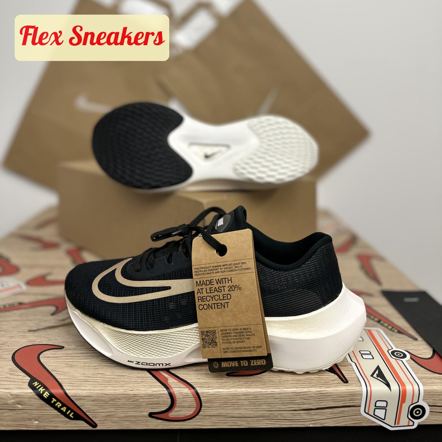 Zoom Fly 5 Black/Metallic-Gold