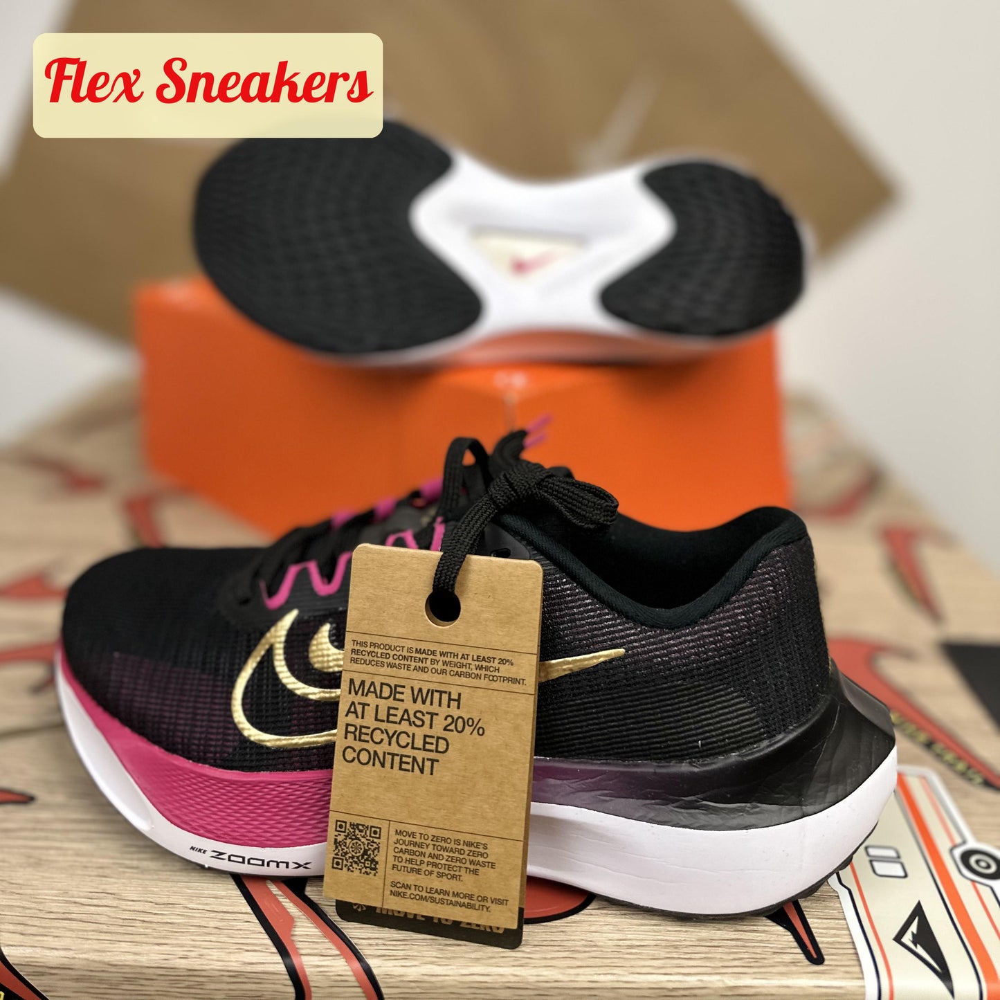 Zoom Fly 5 Black/Metallic-Gold