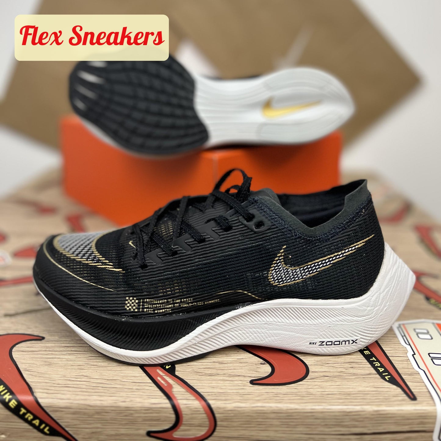 ZoomX Vaporfly Next% 2 Black/Metallic-Gold