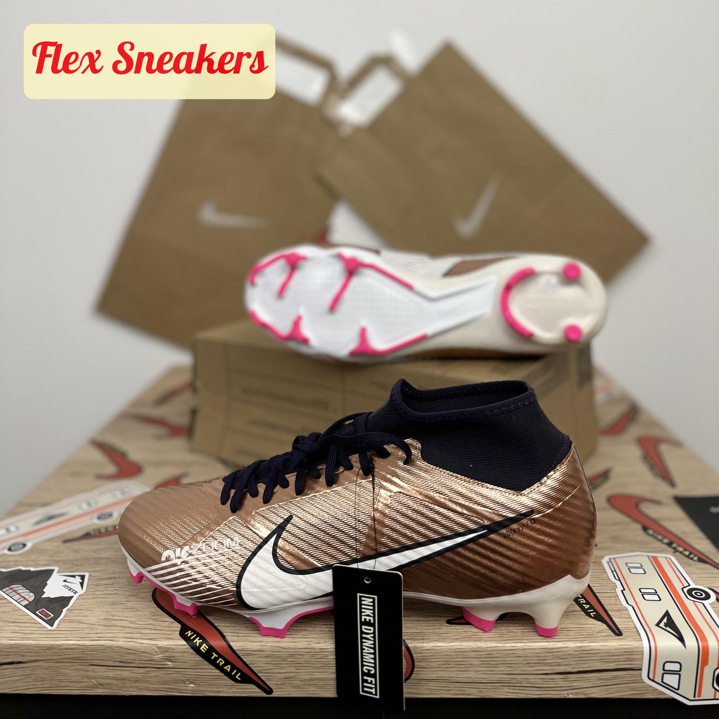 Zoom Superfly 9 Academy FG/MG Metallic-Copper
