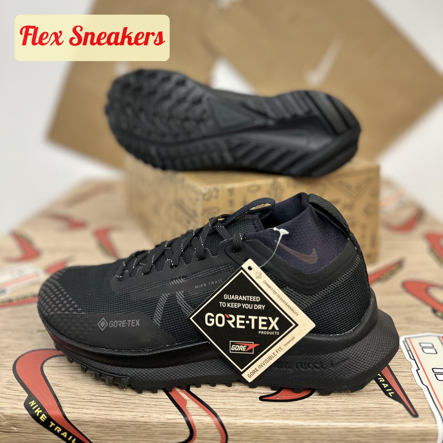 React Pegasus Trail 4 GTX Black